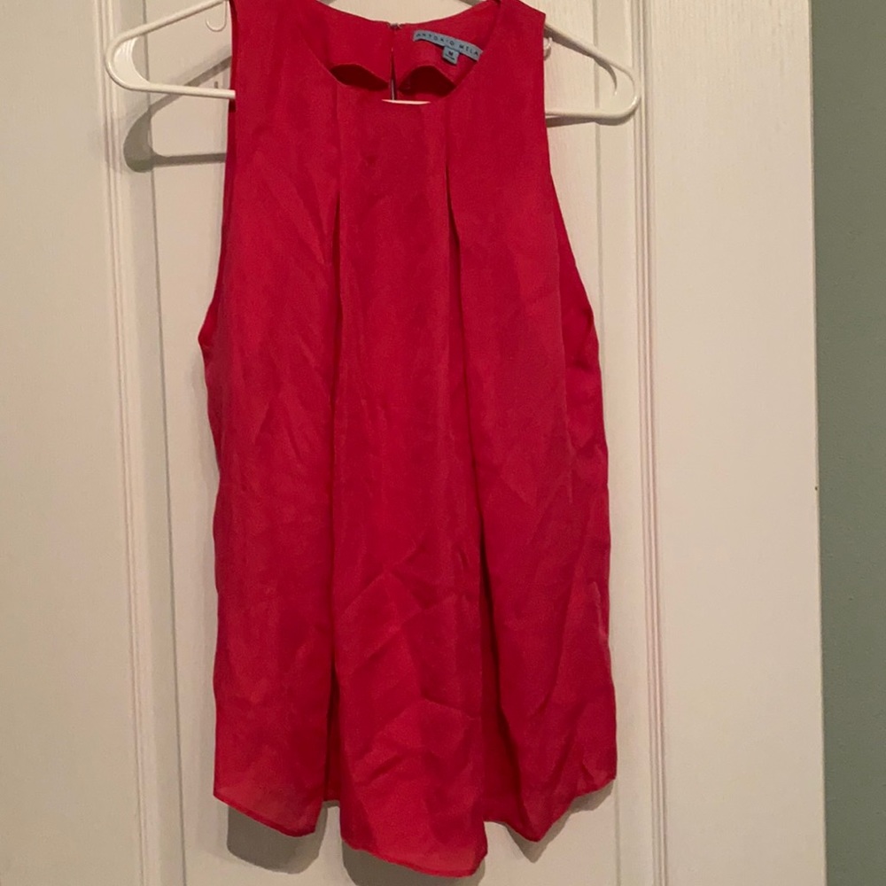 Antonio Melani size Medium gorgeous pink tank top